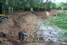 Oprava povodňových škod - Fořtmistrův rybník