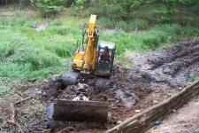 Oprava povodňových škod - Fořtmistrův rybník